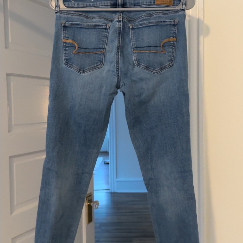 American Eagle Outfitters Light Blue Skinny Jeans - Picture 2 of 3